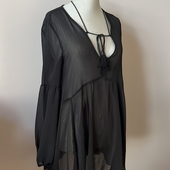 Sheer Babydoll Blouse/Dress - Picture 4 of 6